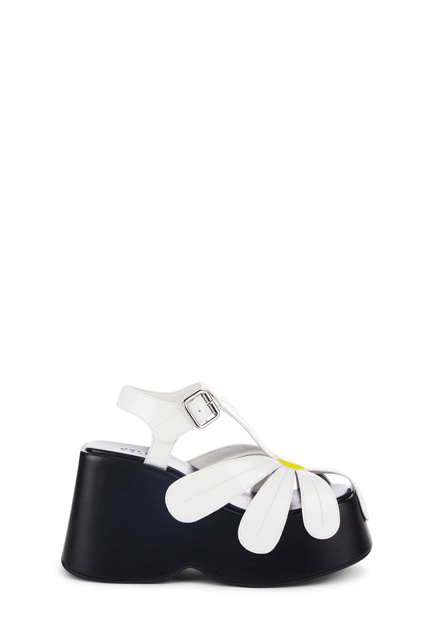 Forever Frolicking Platform Sandals – White