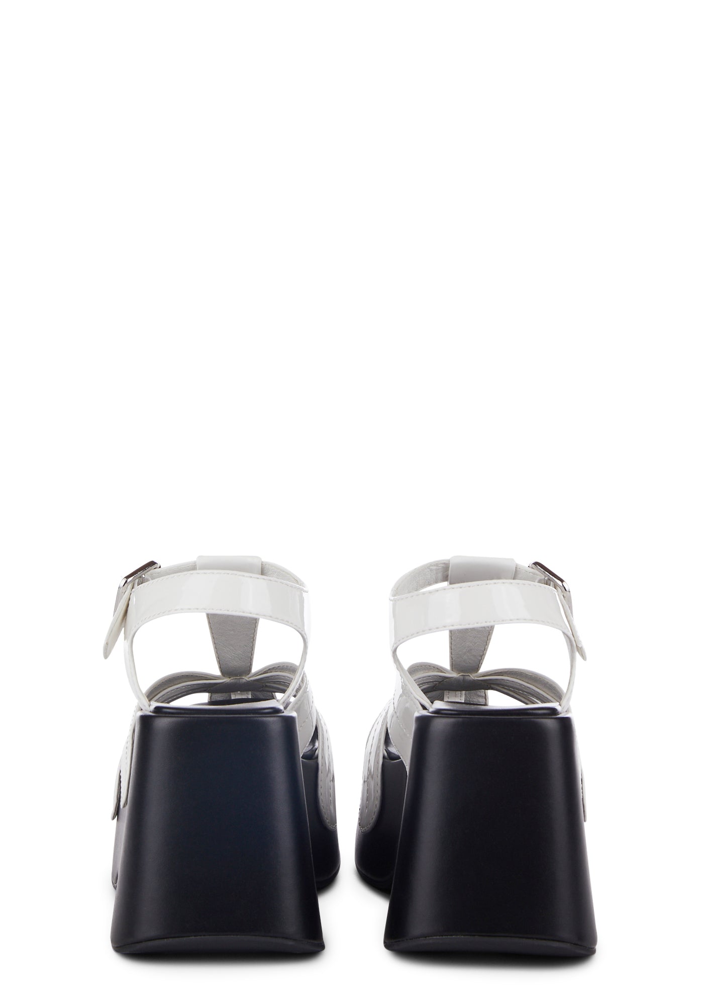 Forever Frolicking Platform Sandals – White