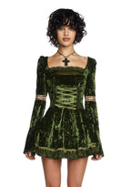 Myths N’ Legends Mini Dress – Green