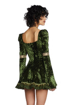 Myths N’ Legends Mini Dress – Green