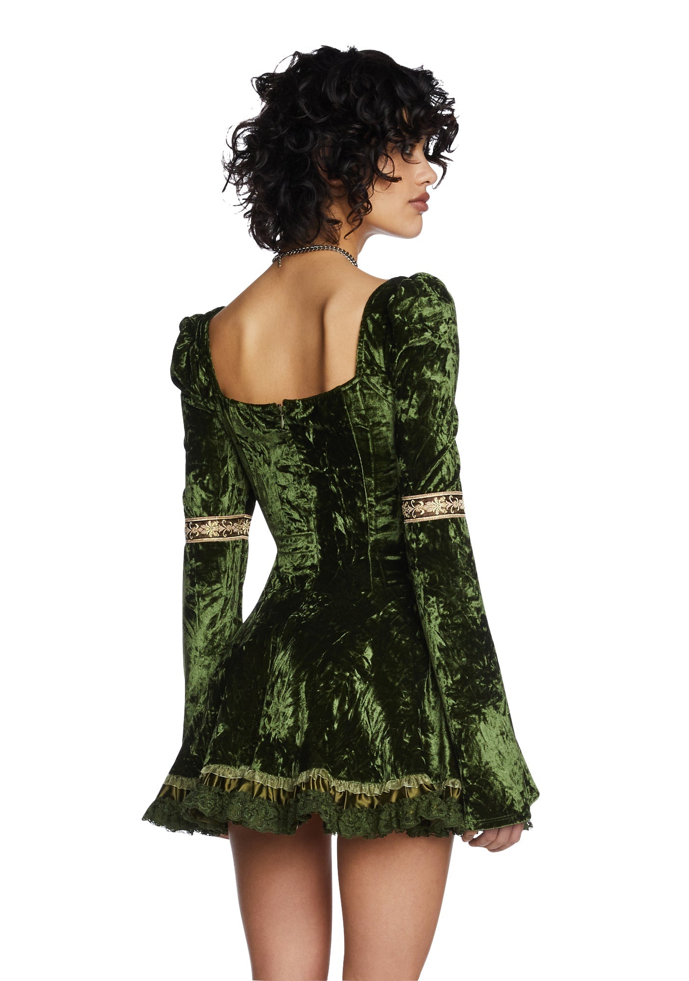 Myths N’ Legends Mini Dress – Green