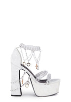Holy Revelation Platform Heels – White