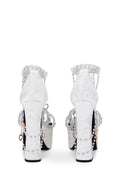 Holy Revelation Platform Heels – White