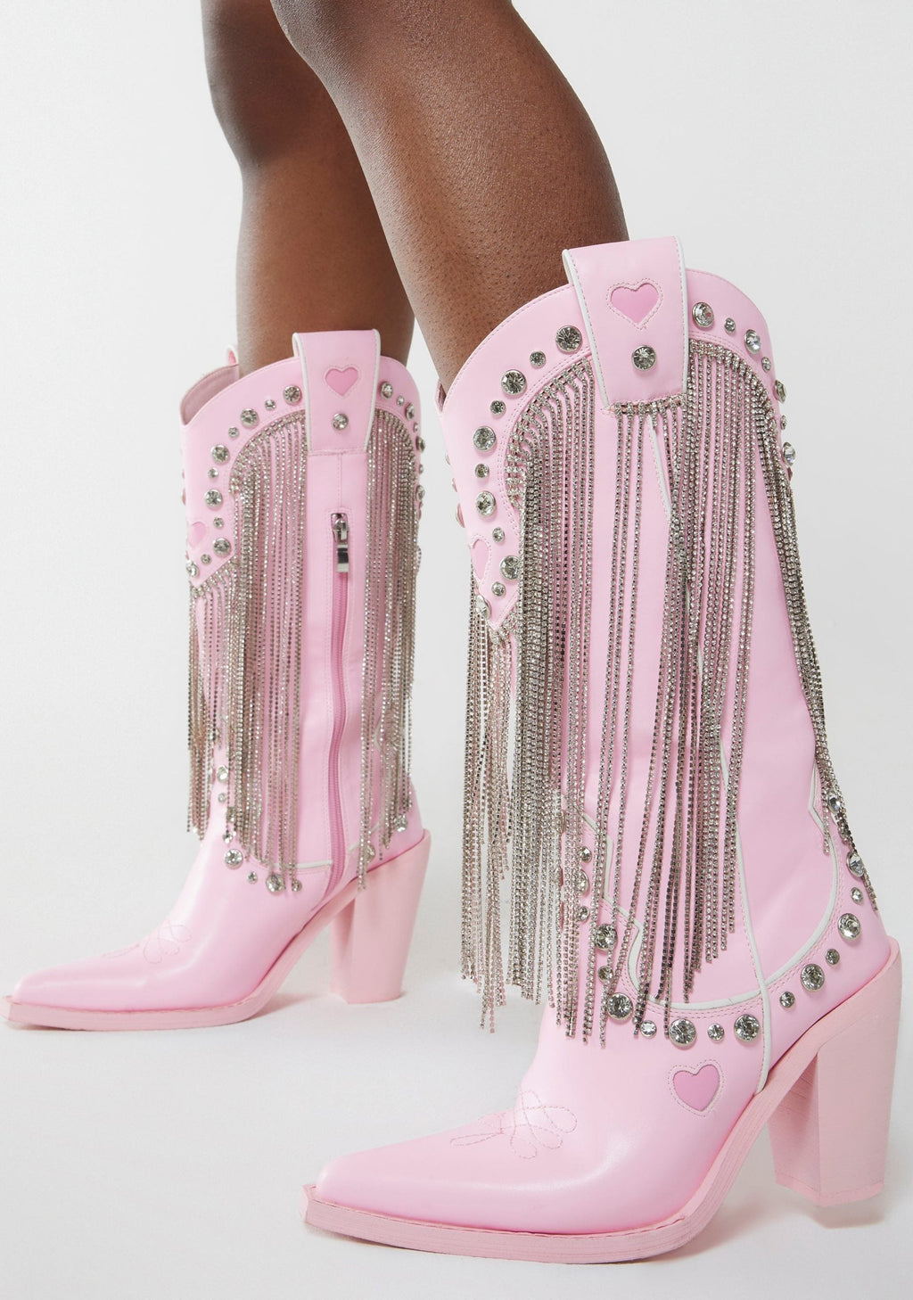 Present Perfect Cowboy Boots – Pink