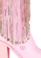 Present Perfect Cowboy Boots – Pink