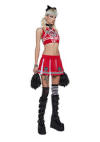 Satan’s Cheerleader Costume Set