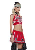 Satan’s Cheerleader Costume Set