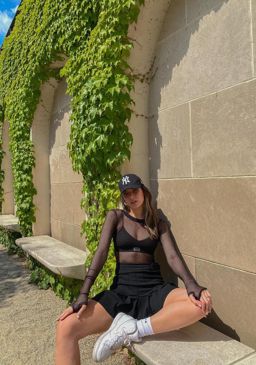 See Thru Me Fishnet Top