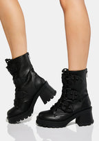Bratty-118 Platform Ankle Boots