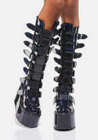 Swing-815 Platform Knee High Boots