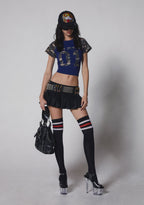 Viral Takeover Mini Skirt – Black
