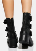 Bratty-118 Platform Ankle Boots